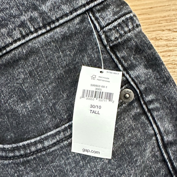 GAP Sky High True Skinny Jeans in Dark Gray TALL - Picture 2 of 8